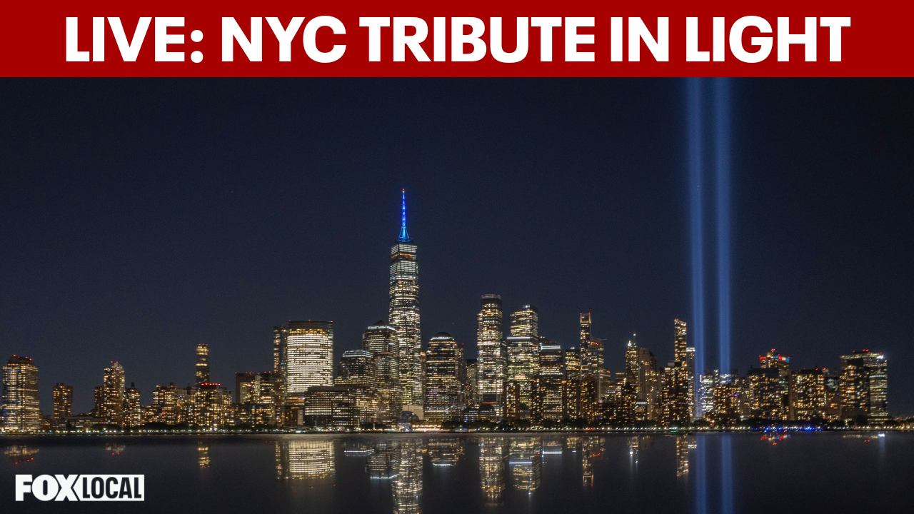 LIVE: NYC's Tribute in Light | Remembering the Victims of 9/11